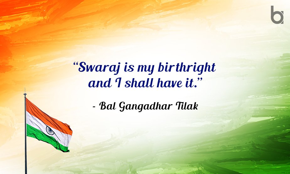 Republic Day Quotes: Saluting the Essence of Democracy Bal-Gangadhar-Tilak