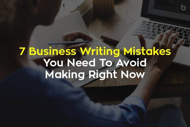 Business Writing Mistakes