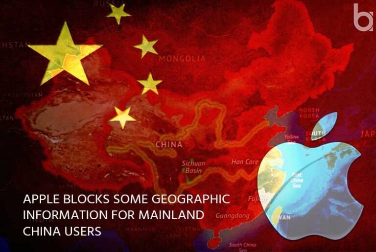 Apple blocks China