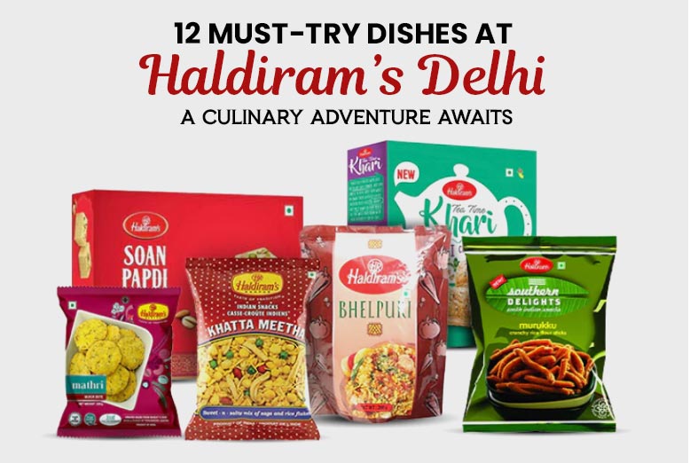 DISHES AT HALDIRAM