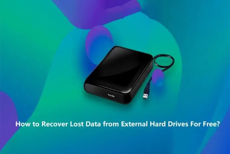 How to Recover Lost Data from External Hard Drives For Free?