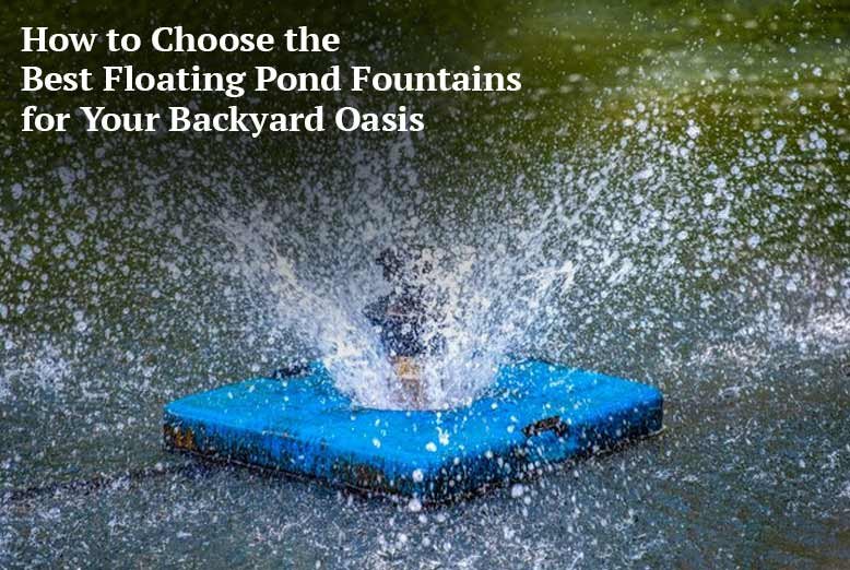 Floating Pond Fountains