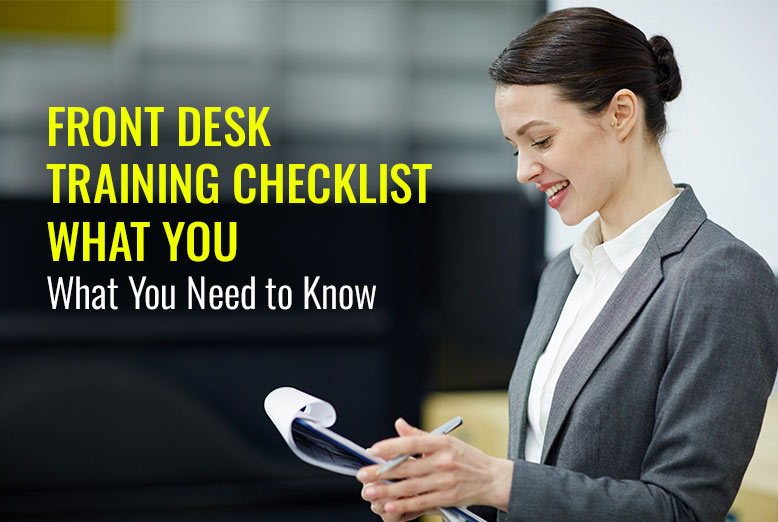 Front Desk Training Checklist