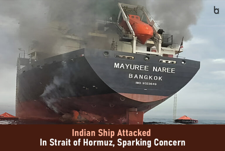 Indian Ship Attacked In Strait of Hormuz